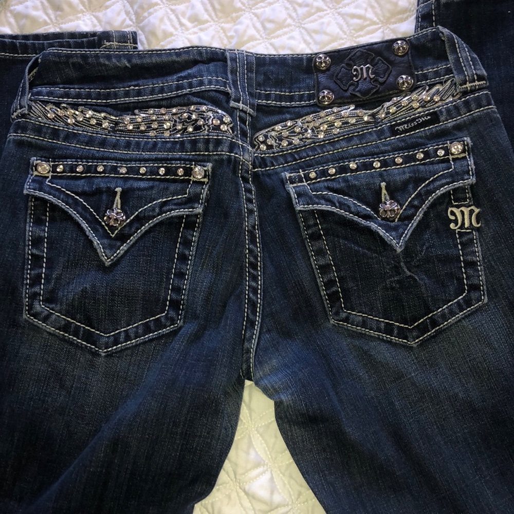 Miss me jeans with beautiful wings 28